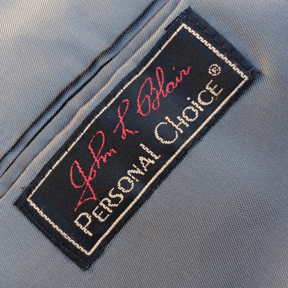 JOHN L. BLAIR (USA) MEN'S VINTAGE "PERSONAL CHOICE" PIN-STRIPED LUXURY BLAZER - Picture 8 of 17
